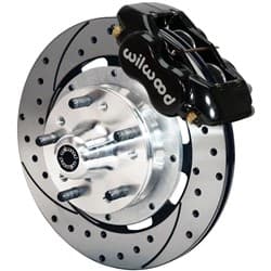 DUST BOOT FRONT KIT, 12.19" DODGE B & E BODY 1962-72 WILWOOD / 140-19828-D-DB