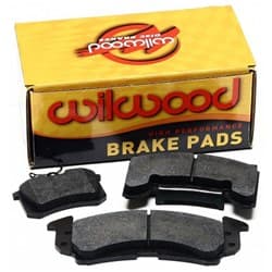 PURPLE BRAKE PADS, L/H FRONT ALUMINIUM ROTOR, # 6812 WILWOOD / 150-9766k