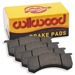Q PAD SET (4) ALLOY SPRINT LF / OUTBOARD PLATE # 6812 WILWOOD - 150-Q-6812K