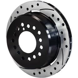SRP 11" DRILLED ROTOR, R/H 5x 4.50-4.75-5.00", 1.91" O/S WILWOOD - 160-11374-BK