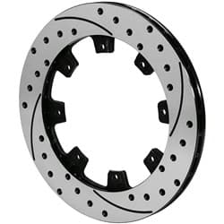 SRP DRILLED 12.19" ROTOR, LHS 1.10" THICK, 8 X 7.00" PCD WILWOOD / 160-12205-BK