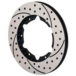 ROTOR 10" x .810" IRON L/H BLACK WILWOOD / WB160-7098-BK