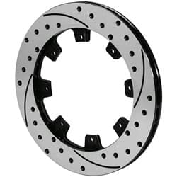 SRP ROTOR RH DRILLED & SLOTTED 12.19' DIA .81" WIDTH - BLACK WILWOOD / 160-7103-BK