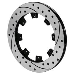 SRP DRILLED ROTOR 12.19", LH .810" THICK, 8 x 7.62" PCD WILWOOD / 160-7106-BK