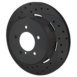 SRP DRILLED 12.19" ROTOR, RH 2.31" OS, .81" THICK, 5x4.75" WILWOOD / 160-8744-BK