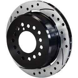 SRP ROTOR DRILLED BLACK - LH 12.19" x .810", 1.91" OFFSET WILWOOD / 160-9813-BK