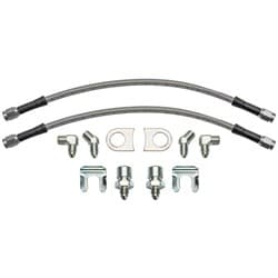 REAR AXLE FLEX HOSE MOUNTING KIT, WELD ON TABS, 12" HOSES WILWOOD - 220-17288