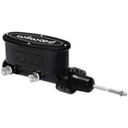 HIGH VOLUME TANDEM MASTER CYL 15/16" BORE BLACK WITH PUSHROD WILWOOD - 260-13375-BK