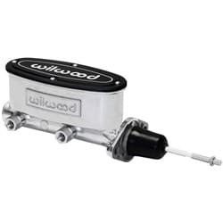 H/V TANDEM MASTER CYL POLISHED 15/16" BORE, W/ PUSHROD WILWOOD - 260-13375-P