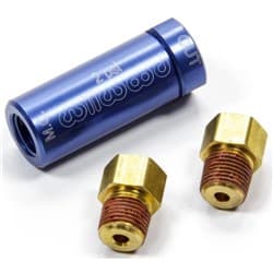 RESIDUAL PRESSURE VALVE, 2PSI BLUE, INCLUDES FITTINGS WILWOOD - 260-13783