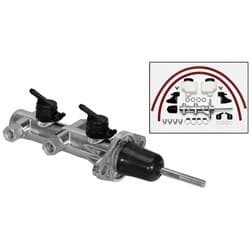COMPACT TANDEM REMOTE MASTER CYLINDER, 1-1/8" BORE POLISHED WILWOOD - 260-14244-P