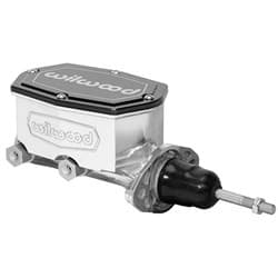 COMPACT TANDEM MASTER CYLINDER 15/16" BORE POLISHED, W/ P/ROD WILWOOD - 260-14958-P
