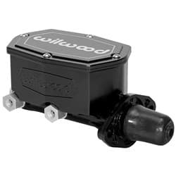 COMPACT TANDEM MASTER CYLINDER 1-1/8" BORE, BLACK, NO PUSHROD WILWOOD - 260-14960-BK