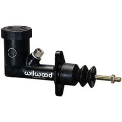 GS MASTER CYLINDER, .70" BORE INTEGRAL RESERVOIR, BLACK WILWOOD / 260-15097