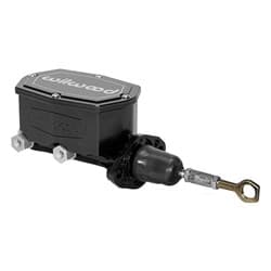 COMPACT TANDEM M/CYL, MUSTANG BLACK 1-1/8 BORE WILWOOD - 260-15543-BK