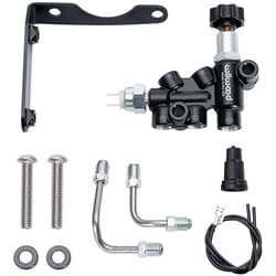 COMBINATION PROPORTIONING VALVE & R/H BRACKET KIT, MOPAR WILWOOD / 260-17800