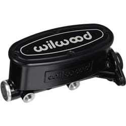 WILWOOD HIGH VOLUME TANDEM MASTER CYLINDER 1 BORE BLACK WILWOOD - 260-8555-BK