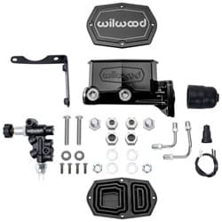 COMPACT TANDEM M/C & VALVE KIT MOPAR 4-BOLT, 1.00" BORE WILWOOD - 261-16797-BK