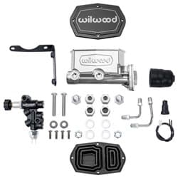 COMPACT TANDEM M/C & VALVE KIT MOPAR 4-BOLT, 1.00" BORE WILWOOD - 261-16797-P