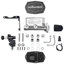 COMPACT TANDEM M/C & VALVE KIT MOPAR 4-BOLT, 1-1/8" BORE WILWOOD - 261-16798-P