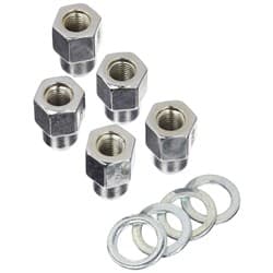 12MM X 1.50 OPEN END LUG NUTS .550" SHANK, 1.063" RTS RIM WELD - 601-1452