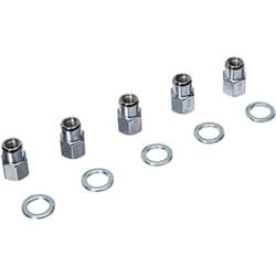 7/16 OPEN END NUTS/WASHERS 5 PACK SUIT ALUMASTAR/MAGNUM DRA WELD - 601-1454