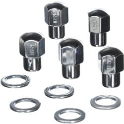 1/2 CLOSED WHEEL NUTS/WASHER 5 PACK SUIT ALUMASTAR/MAGNUM DRA WELD - 601-1466