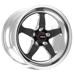 RT-S S71 15"x6" 4.75"BC 4.5"BS LOW PAD HT,  BLACK WELD / WE71LB-506B45A