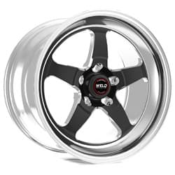 RT-S S71 17x5" BLACK CENTRE 5x4.75", 3.3" B/S, MEDIUM PAD WELD / 71MB7050B33A