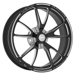 15x3.5 FULL THROTTLE 2.25" B/S BLACK 5x4.5" 1 PIECE RIM WELD - 782B-15202