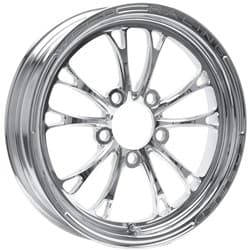 WELD V SERIES 17x4.5 POLISHED 5x4.5" PCD, 2.25" B/S WELD - 784P-1704204
