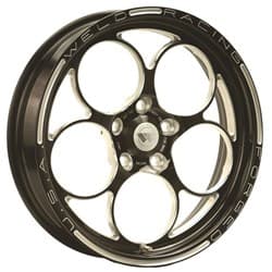 17X4.5 MAGNUM PRO 5X4.75 BC 2.25 BS  BLACK WELD - 786B-1704274