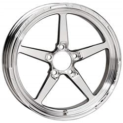 17x4.5 ALUMASTAR 2.25"B/S 2.0 POLISHED, 1 PIECE 5x4.5" PCD WELD - 788-1704204