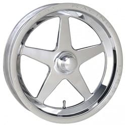 ALUMA STAR 15x3.5" BLACK 1.75 BS, STRANGE SPINDLE MOUNT WELD - 788B-15001