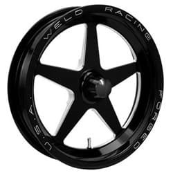 ALUMA STAR 17x3.5" BLACK 1.75 BS, STRANGE SPINDLE MOUNT WELD - 788B-17001