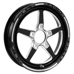 17x4.5 ALUMA STAR 2.25"B/S 2.0 BLACK, 1 PIECE 5x4.50" PCD WELD / WE788B-1704204