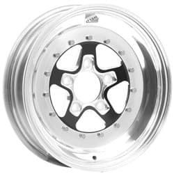 15X4 ALUMA STAR 1.75 B/S 5X4.5 BLACK CENTRE 2-PIECE RIM WELD - 788B-504202