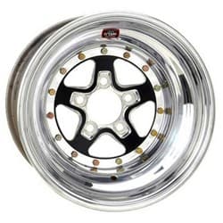 ALUMASTAR 15"x8",4.75"BC,4"BS BLACK WELD / WE788B-508278
