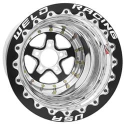 ALUMASTAR 15x9"black  2.0 5X4.75-4"BS SBL/MT WELD / 88B-509278F