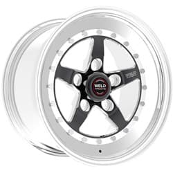 WELDSTAR RT WHEEL 15" X 10" 5X4.5" B/C, 5.5" B/S - BLACK WELD / 791B-510210