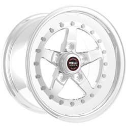 WELDSTAR 15"x10" 4.5"BC 5.5"BS POLISHED WELD / WE791P-510210