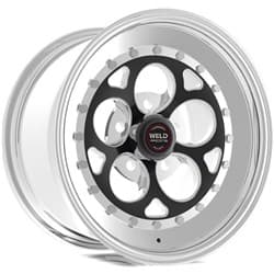 MAGNUM III RT WHEEL 15" X 8" 5X4.5" B/C, 3.5" B/S - BLACK WELD / 792B-58206