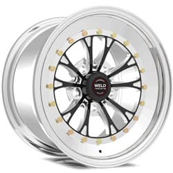 RT VITESSE 15x8" BLACK SBL 5x4.75" PCD, 3.50" BACKSPACE WELD / 794B58276F
