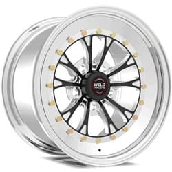 RT VITESSE 15x8" BLACK 5x4.75" PCD, 5.50" BACKSPACE WELD / 794B-58280