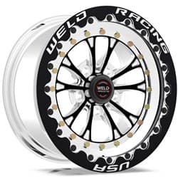 RT VITESSE 15x8" POLISHED SBL 5x4.75" PCD, 3.5" BACKSPACE WELD / 794P-58276SBL-MTP
