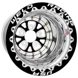 V-SERIES 15x12" BLACK CENTRE 5x4.75", 6" B/S, BLACK M/T DBL WELD / 84B-512282MB