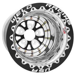 V-SERIES 15x15 BLK CENTRE 3"BS B/S 5x4.75" BLACK DBL LITE WELD 784B-515276DBMT-BLACK