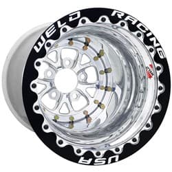 V-SERIES 15x10" BLACK CENTRE 5x4.50" 8.0" B/S, BLACK MT SBL WELD / 84B510216F