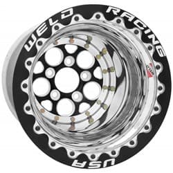MAGNUM DRAG 15x9" BLACK 5X4.75", 3" B/S, BLACK M/T SBL WELD / 86B509276F