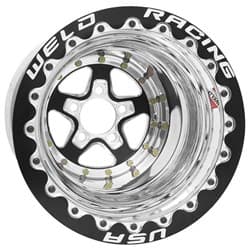 ALUMASTAR 15x8" BLACK SBL 5x4.5" 5" B/S BLACK M/T SBL WELD WE88B508210F